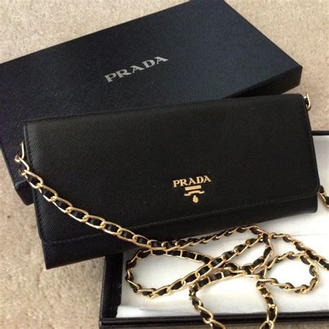 celebrities and prada wallet on chain|authentic Prada wallet sale.